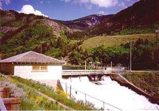 Front View of Dam at Third Dam