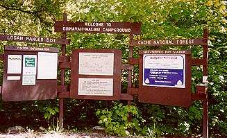 Entrance to the Guivanah-Malibu Campground