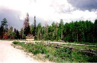 Entrance to Sunrise Campground