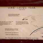 Old Wind Caves Trailhead Sign