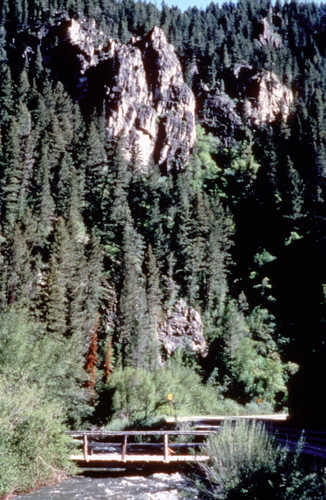 Limestone Outcroppings Along Logan Canyon Scenic Byway