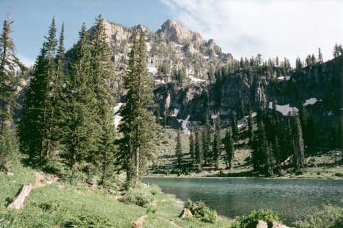 White Pine Lake at the Foot of Mt. Magog