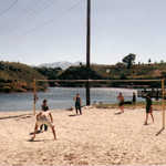 Volleyball Players at Canyon Entrance Park