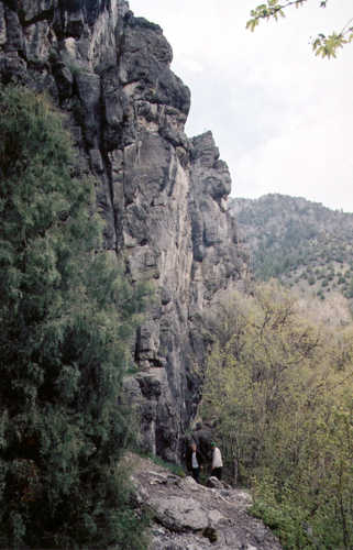 At the Foot of Fucoidal Quartzite Cliffs