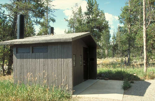 Precast Toilet Facilities in Logan Canyon