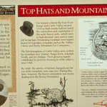 "Top Hats and Mountain Tails" Sign