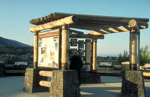 Kiosk Construction at Lady Bird Overlook