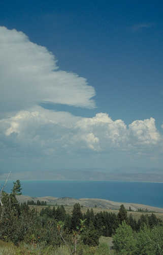 Clouds over Bear Lake from Overlook