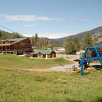 Lift and Lodge at Beaver Mountain in Summer
