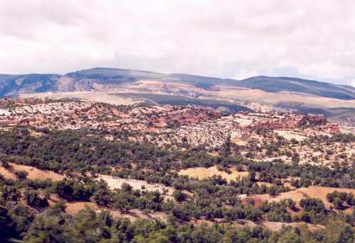 A View of the Valley From the Flaming Gorge-Uintas Scenic Byway