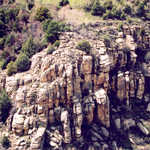 Rock Wall in Hole-In-The-Wall Canyon