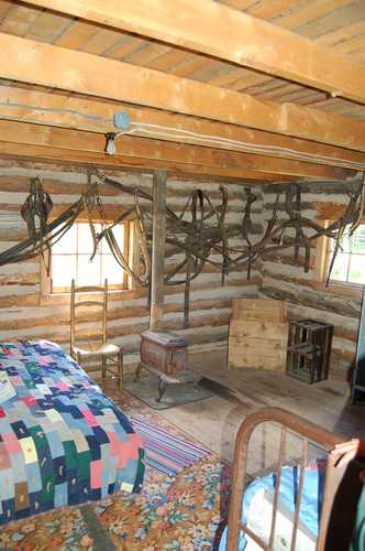 Inside the Second Cabin at Swett Ranch