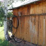 Ranch Implements Hanging on a Wall