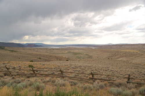 View of Flaming Gorge from Antelope Flats Overlook