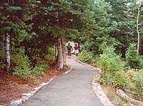 Visitors Enjoying a Trail on Nebo Loop
