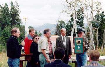 Presentation of the Nebo Loop National Scenic Byway Award