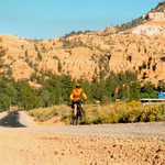 Cyclist on Scenic Byway 12
