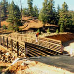 Bridge Over a Dry Wash in Red Canyon