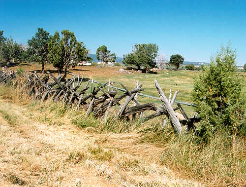Old Pioneer Fence in Boulder, Utah