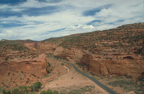 Approaching Long Canyon