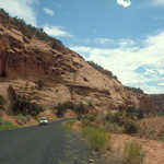 Driving Long Canyon on Utah