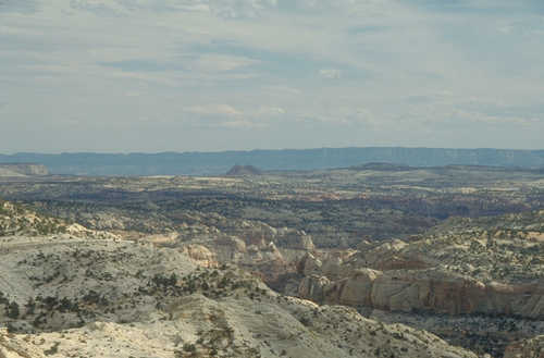 Looking out over Escalante Canyons