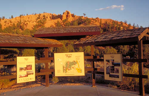 Scenic Byway 12 Entrance Kiosk at Red Canyon
