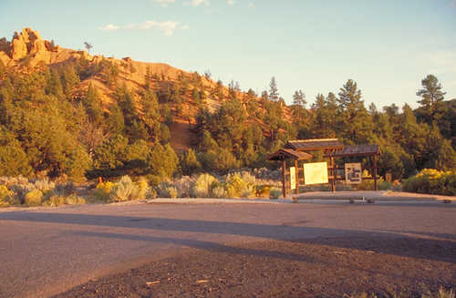 Area Around the Scenic Byway 12 Entrance Kiosk at Red Canyon