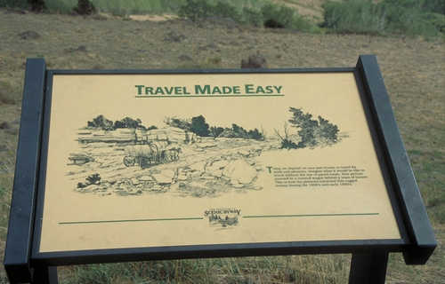 "Travel Made Easy" Sign on Scenic Byway 12