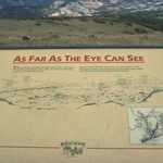 "As Far As The Eye Can See" Sign on Scenic Byway 12