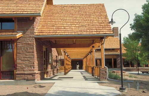 Newly Constructed Walkway to Grand Staircase-Escalante National Monument Visitor Center