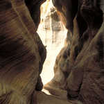 Shadows and Sunlight in the Slot Canyon