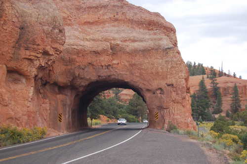Byway Tunnel in Red Canyon