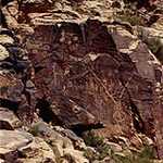 Striking Abstract Petroglyphs at Parowan Gap