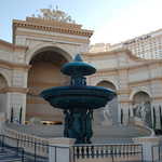 Fountain and Statues at Monte Carlo Resort
