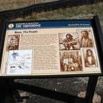 Interpretive Sign at Bear River Massacre Site: "The Shoshone, Moving with the Seasons"