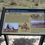 Interpretive Sign at Bear River Massacre Site: "Change and Conflict, A Clash of Cultures"