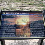 Interpretive Sign at Bear River Massacre Site: "The Earth will Remember"