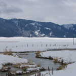 Soda Springs and Snow Capped Mountains