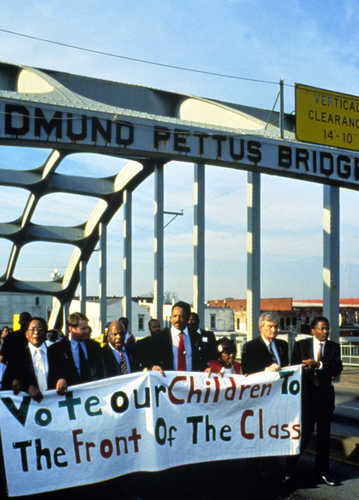 Crossing Edmund Pettus Bridge