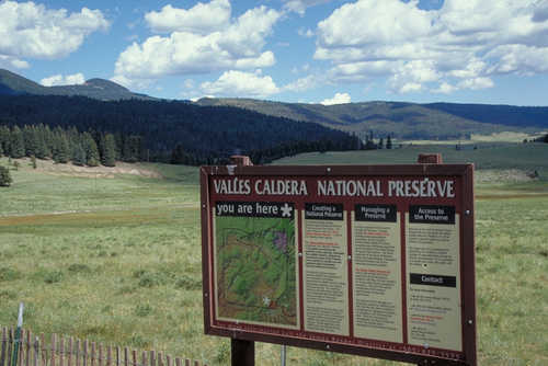Valle Grande Information Sign