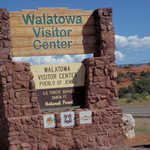 Walatowa Visitor Center Facility Sign