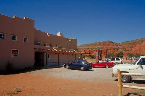 Entrance to the Walatowa Visitor Center