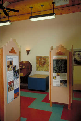 Display Panels Inside the Visitor Center
