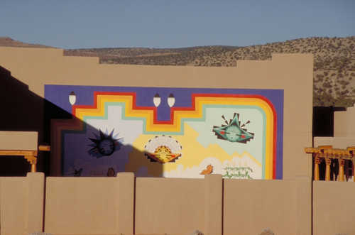 Closeup of Visitor Center Wall Art