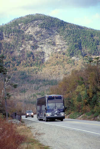 Bus on Jemez Mountain Trail