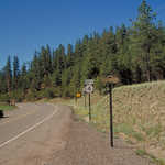 Roadsigns on the Jemez Mountain Trail