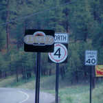 Roadsigns on the Jemez Mountain Trail