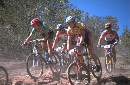 Mountain Bikers on the Billy the Kid Trail