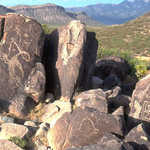 Petroglyphs at Three Rivers
